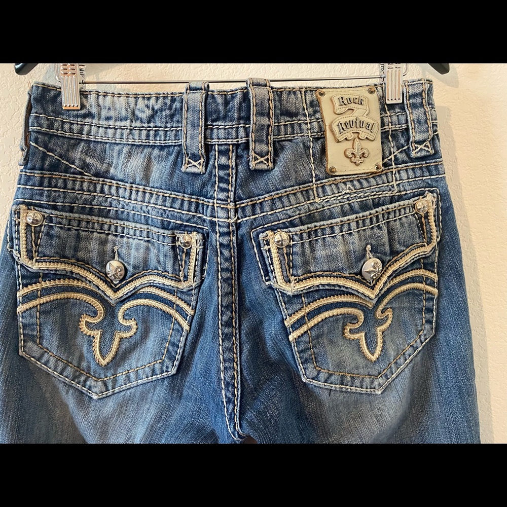 Rock Revival Joshua Men’s Relaxed Straight Jeans Size 31